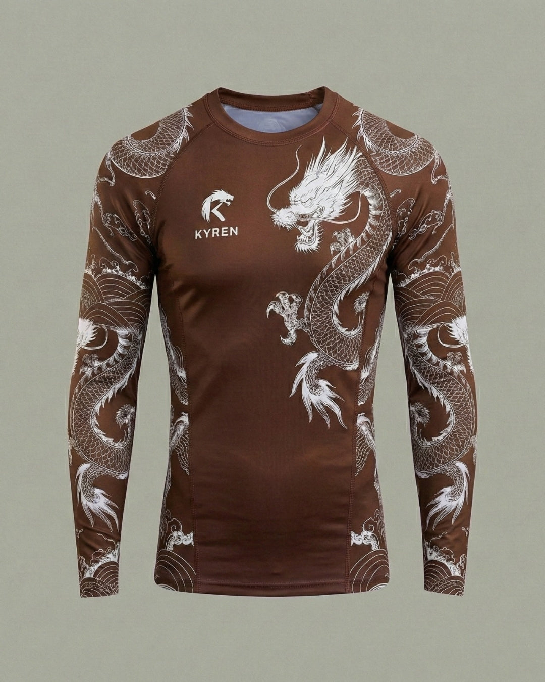 RASHGUARD FAIXA MARROM